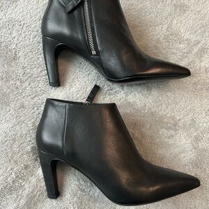 COS Sleek Black Heeled Boots